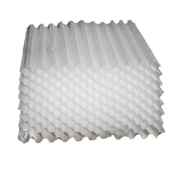 Food Grade 60 Angle Inclined PP Lamella Filter Plates 1000*1200mm Honeycomb Packing Media Tube Settler