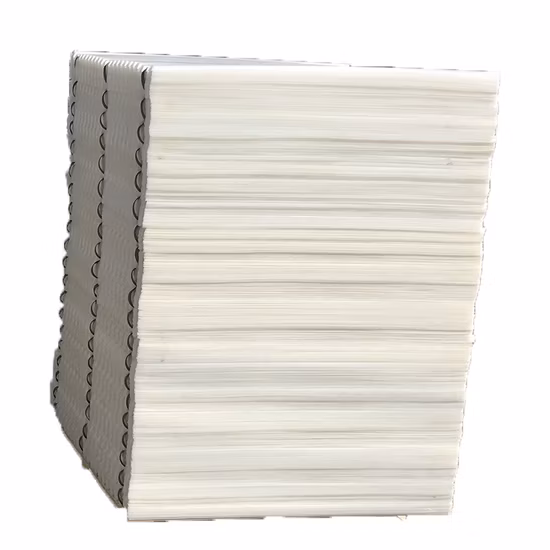 Food Grade 60 Angle Inclined PP Lamella Filter Plates 1000*1200mm Honeycomb Packing Media Tube Settler