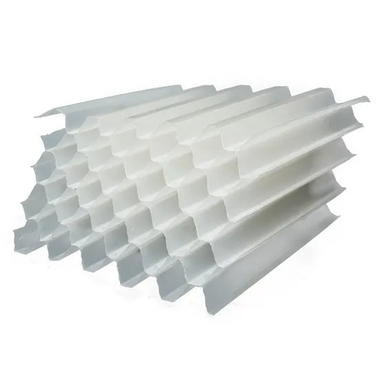 50mm Honeycomb Packing PP PVC Tube Settler Lamella Plate Clarifier Tube Settler