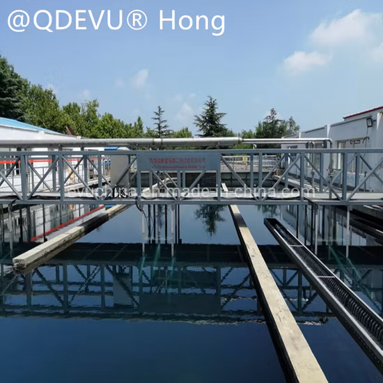 Local/Remote Control Suspension Full Bridge Center Drive Waste Water Sludge Scraper