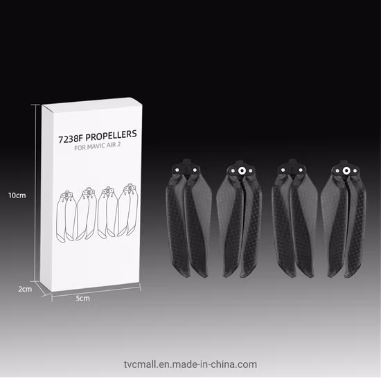 2 PCS Low Noise Props Blade Carbon Fiber Propellers for Dji Mavic Air 2 Replacement Durable Props Screw Accessories