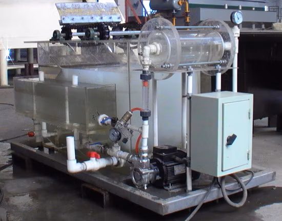 Small Amount of Waste Water Treatment Experimental Dissolved Air Flotation